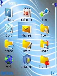 Скриншот темы для Nokia