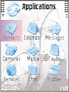 Скриншот темы для Nokia