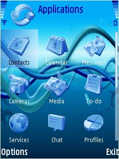 Скриншот темы для Nokia