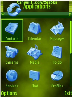 Скриншот темы для Nokia