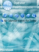 Скриншот темы The Glass Effect для телефона Nokia