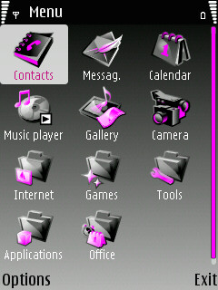 Скриншот темы для Nokia