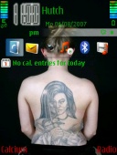 Скриншот темы Tatoo By Prmpost для телефона Nokia