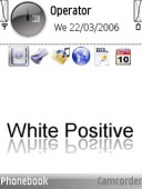 Скриншот темы Whitepositive Simple для телефона Nokia