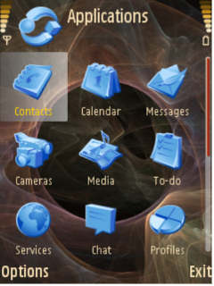 Скриншот темы для Nokia