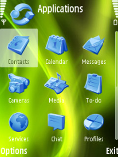 Скриншот темы для Nokia