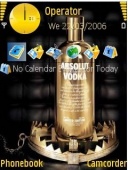 Скриншот темы Absolut для телефона Nokia