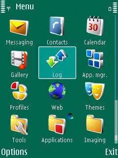 Скриншот темы для Nokia