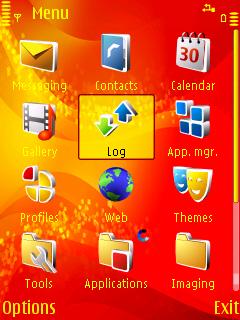 Скриншот темы для Nokia