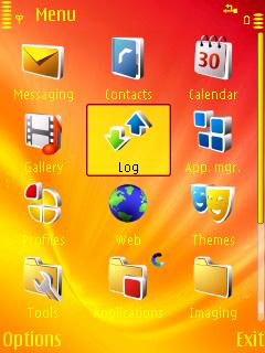 Скриншот темы для Nokia