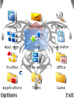 Скриншот темы для Nokia