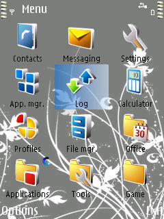 Скриншот темы для Nokia