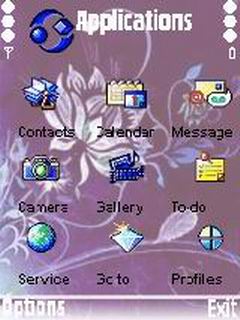 Скриншот темы для Nokia