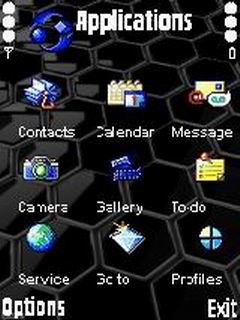 Скриншот темы для Nokia