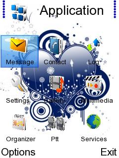 Скриншот темы для Nokia