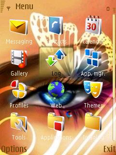 Скриншот темы для Nokia