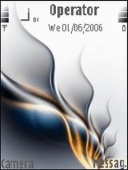 Скриншот темы Fireabstract для телефона Nokia