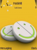 Скриншот темы Smiley Coins для телефона Nokia