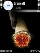 Скриншот темы Smoke для телефона Nokia