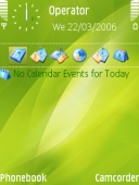 Скриншот темы Grassed для телефона Nokia