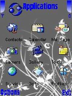 Скриншот темы для Nokia