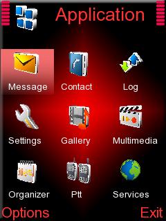 Скриншот темы для Nokia
