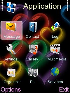 Скриншот темы для Nokia