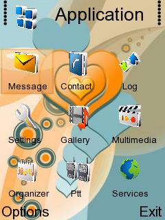 Скриншот темы для Nokia