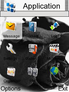 Скриншот темы для Nokia