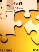 Скриншот темы Puzzle 7 для телефона Nokia