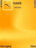 Скриншот темы Yellow 2 для телефона Nokia