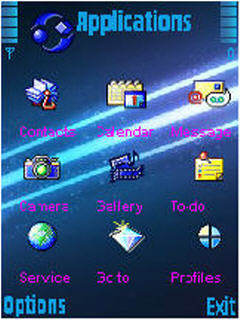 Скриншот темы для Nokia