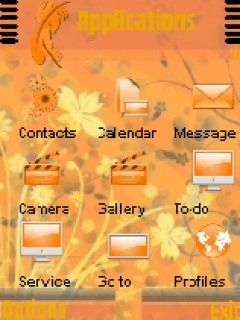 Скриншот темы для Nokia