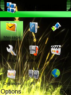 Скриншот темы для Nokia