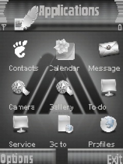 Скриншот темы для Nokia