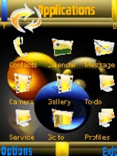 Скриншот темы для Nokia