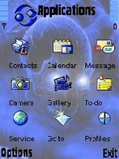 Скриншот темы для Nokia