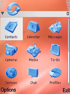 Скриншот темы для Nokia