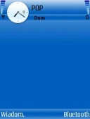 Скриншот темы Gradient Blue для телефона Nokia