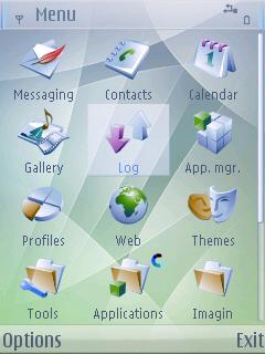Скриншот темы для Nokia