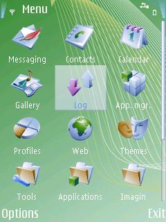 Скриншот темы для Nokia