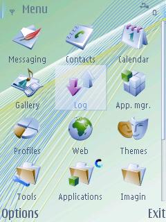 Скриншот темы для Nokia