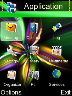 Скриншот темы для Nokia