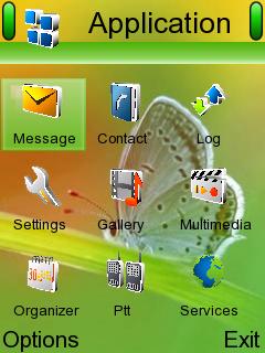 Скриншот темы для Nokia