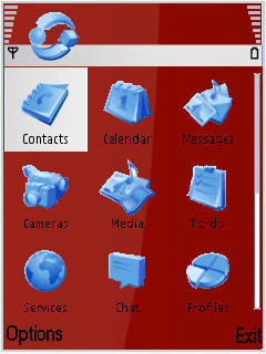 Скриншот темы для Nokia