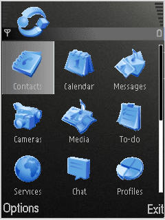 Скриншот темы для Nokia