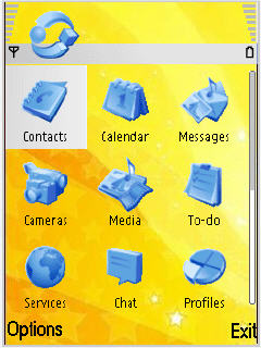 Скриншот темы для Nokia