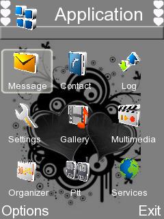 Скриншот темы для Nokia