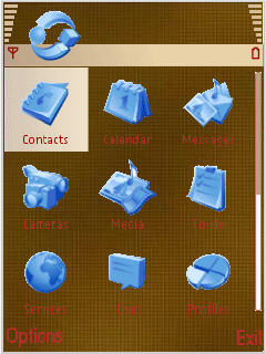 Скриншот темы для Nokia