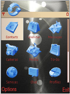 Скриншот темы для Nokia